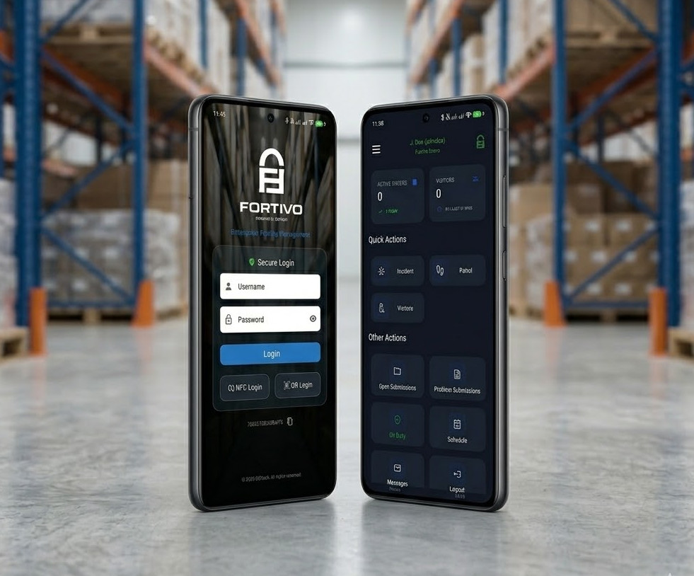Visitor and Vendor Check-in Interface